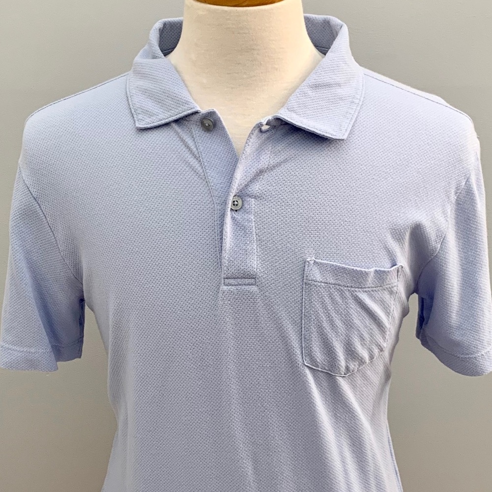 Mack Weldon Vesper Mesh Polo Shirt. Large.